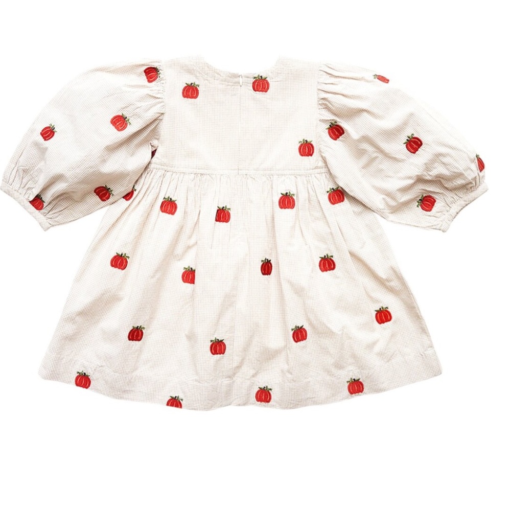 PUMPKIN EMBROIDERY BEA DRESS